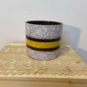 Vintage MAREI Keramik West Germany hand painted ceramic planter